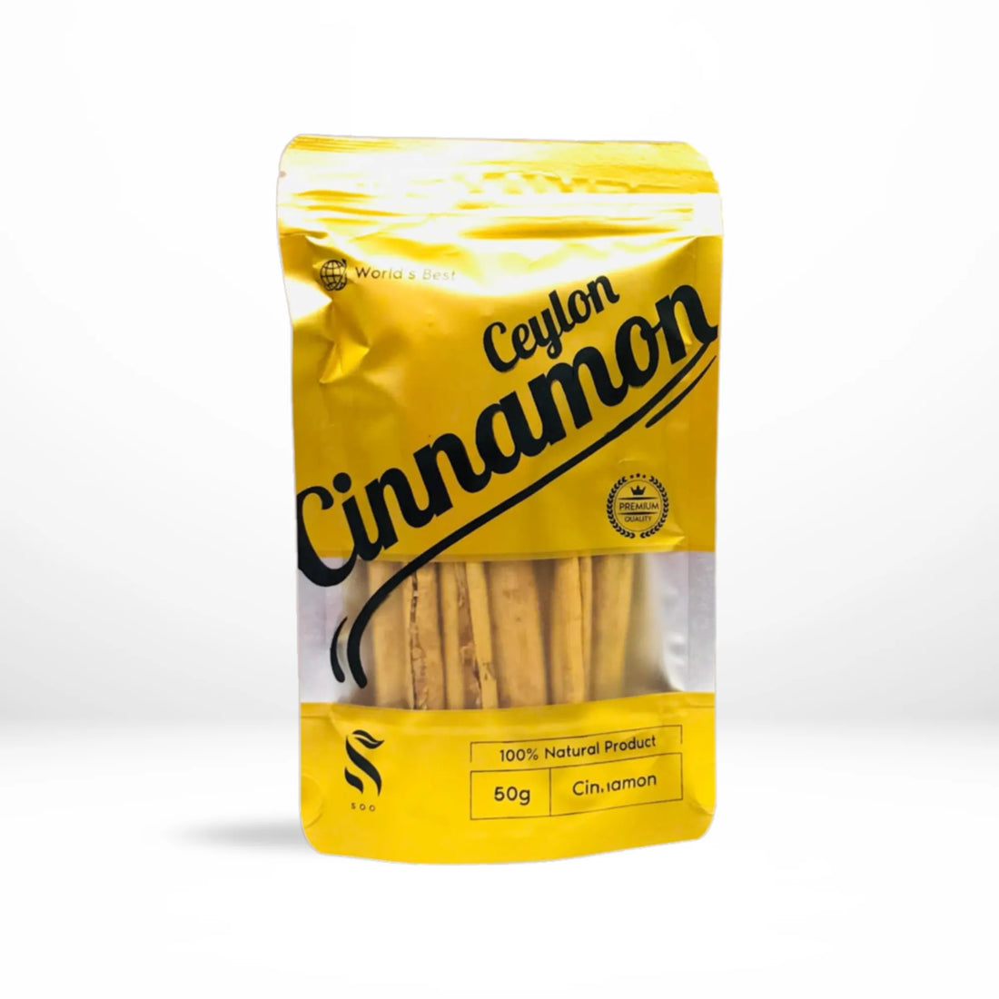 SOO Ceylon True Cinnamon 50g — true Ceylon cinnamon vs cassia comparison
