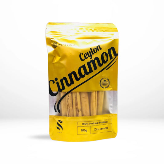 SOO Ceylon True Cinnamon 50g — true Ceylon cinnamon vs cassia comparison