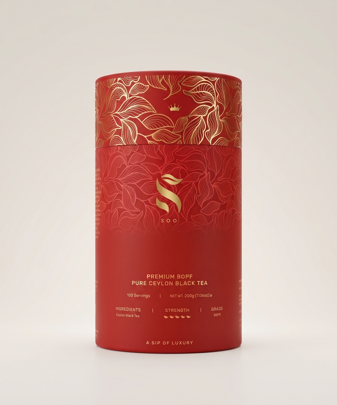SOO Ceylon BOPF canister — cold brew Ceylon tea guide
