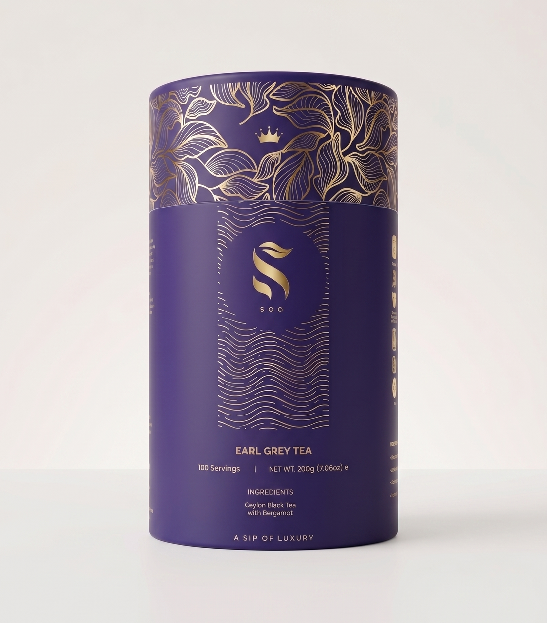 SOO Ceylon Earl Grey Tea — premium bergamot Ceylon black tea