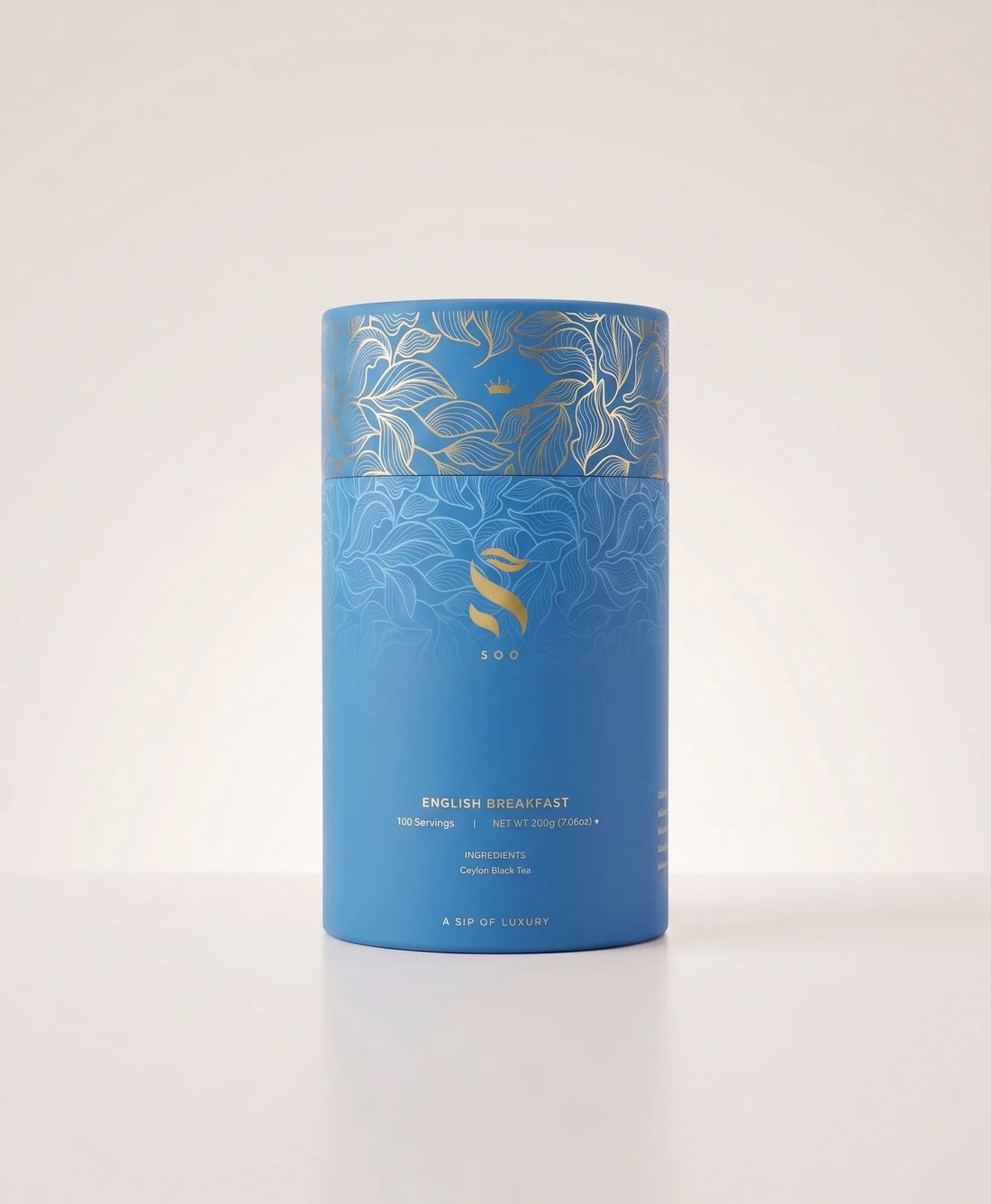 SOO Ceylon English Breakfast Tea premium canister