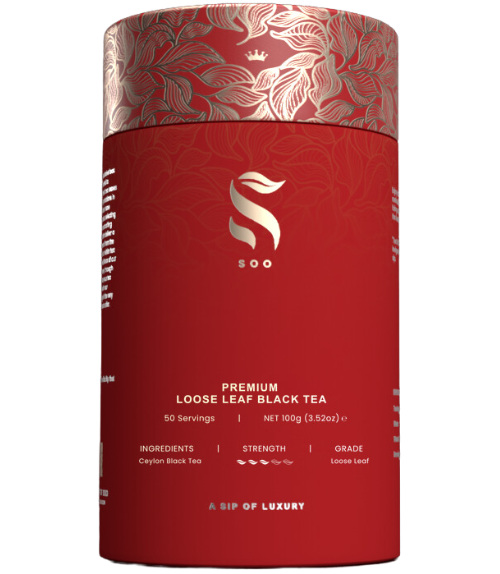 Loose-leaf Ceylon tea beside a brewed cup — choosing the best tea in Singapore