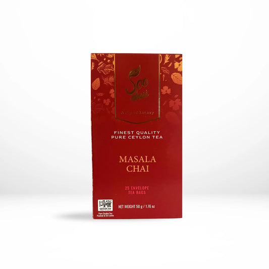 SOO Ceylon Masala Chai Gold — authentic masala chai ingredients and recipe