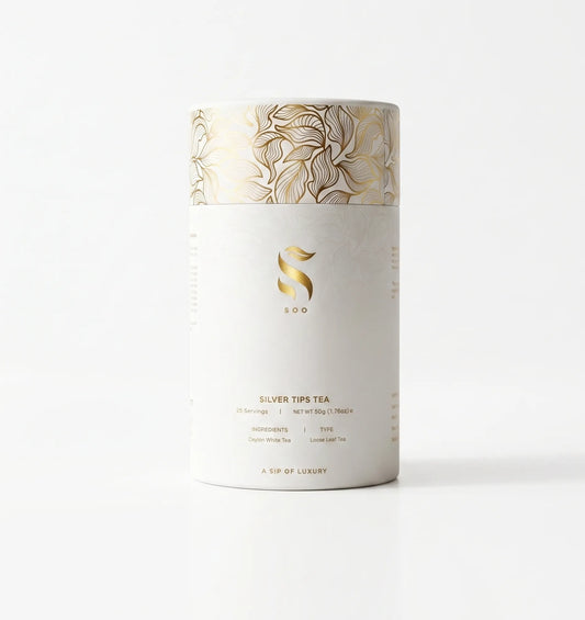 SOO Ceylon Silver Tips White Tea 50g — Ceylon's rarest harvest