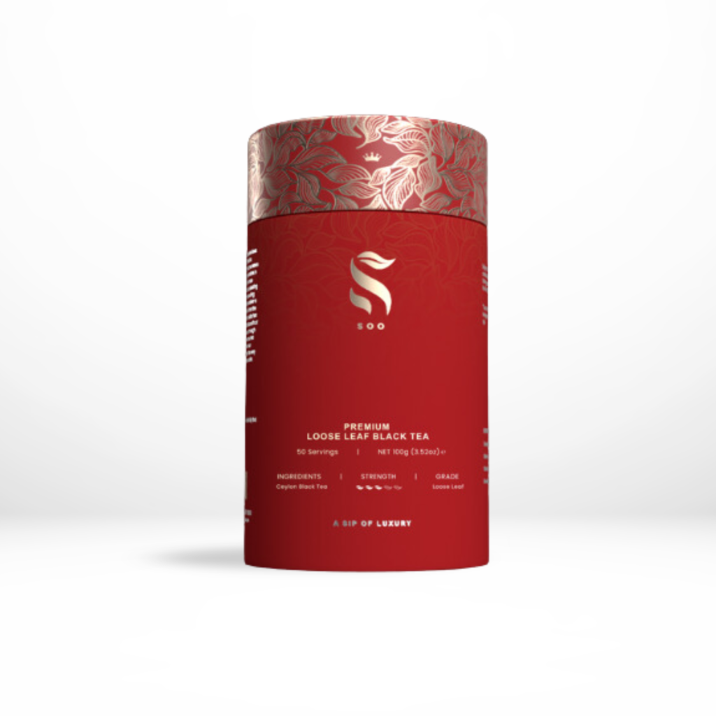 SOO Ceylon Orange Pekoe OP Black Tea 100g whole leaf premium Ceylon tea