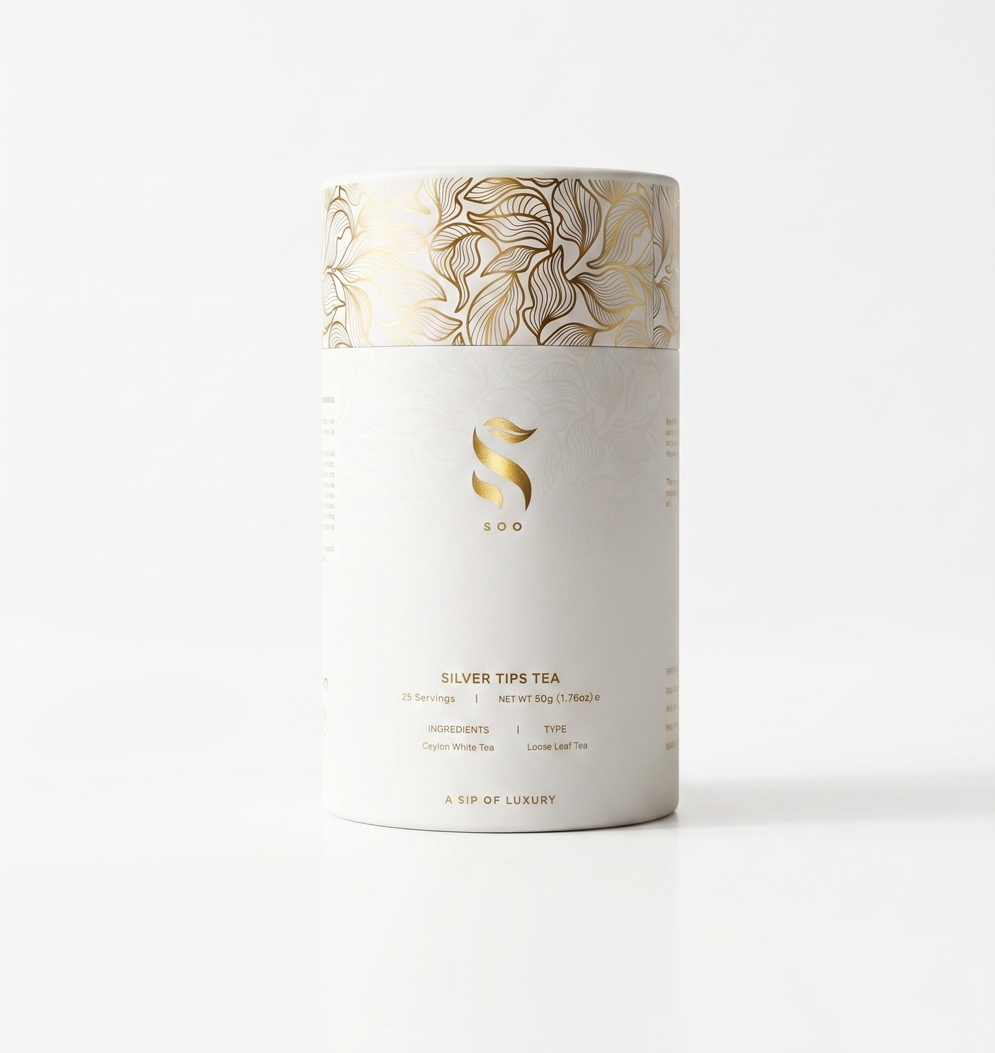 SOO Ceylon Silver Tips White Tea 50g rare hand-picked Ceylon white tea buds